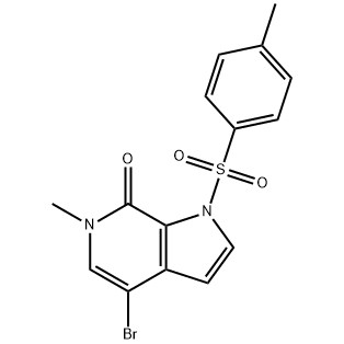 4-bromo-6-metil-1-tosil-1H-pirrolo[2,3-c]piridina-7(6H)-ona Nº CAS :1445993-87-2